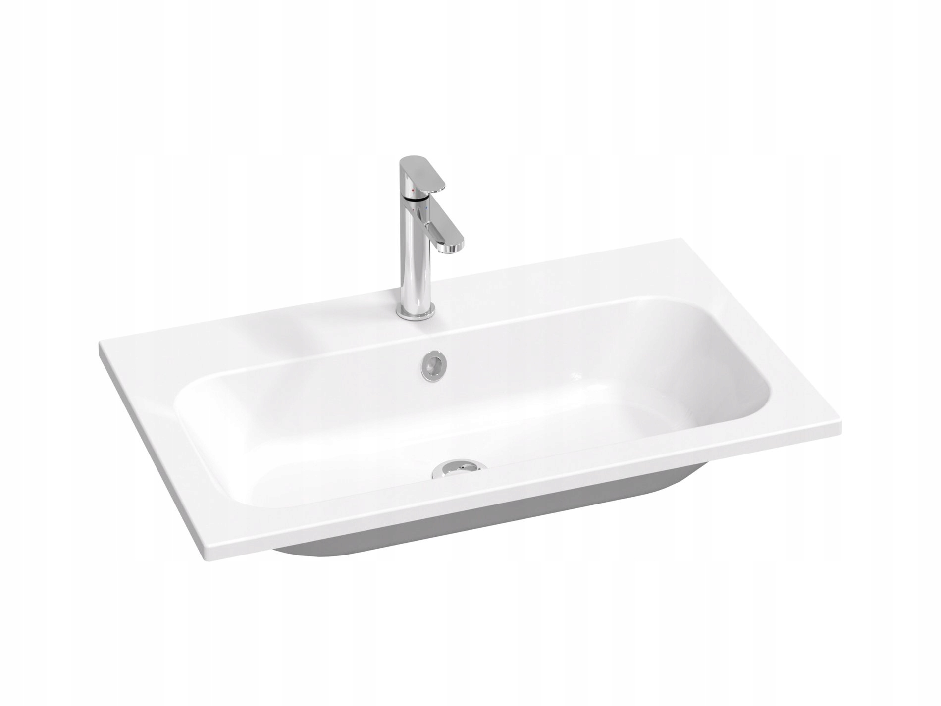 Umywalka meblowa Ravak Chrome Slim 80x49 cm – Elegancja i funkcjonalność w Twojej łazience