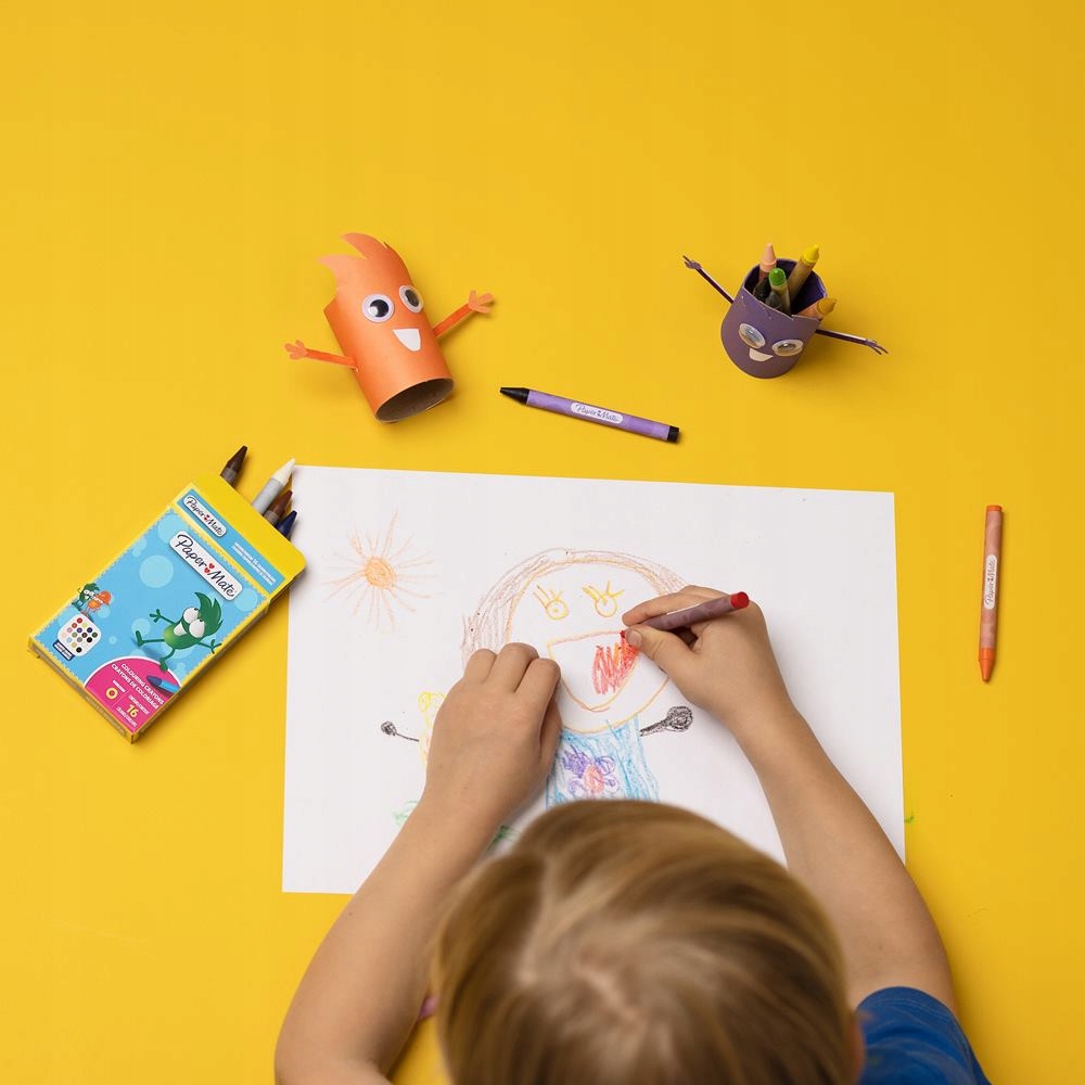 Oryginalne kredki BAMBINO z unikalnymi grafikami