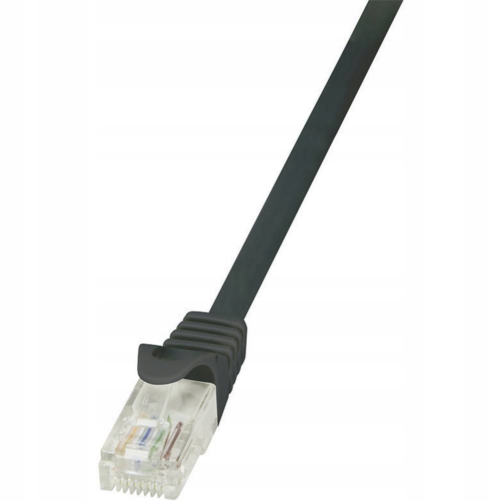 Patchcord LogiLink CP2093U CAT.6 U/UTP 10m, czarny – Idealne rozwiązanie do sieci