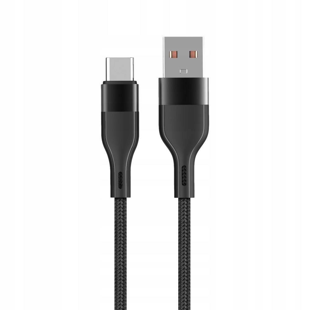 Kabel Maxlife MXUC-07 USB - USB-C 1,0 m 3A czarny nylonowy – Wytrzymałość i styl w jednym