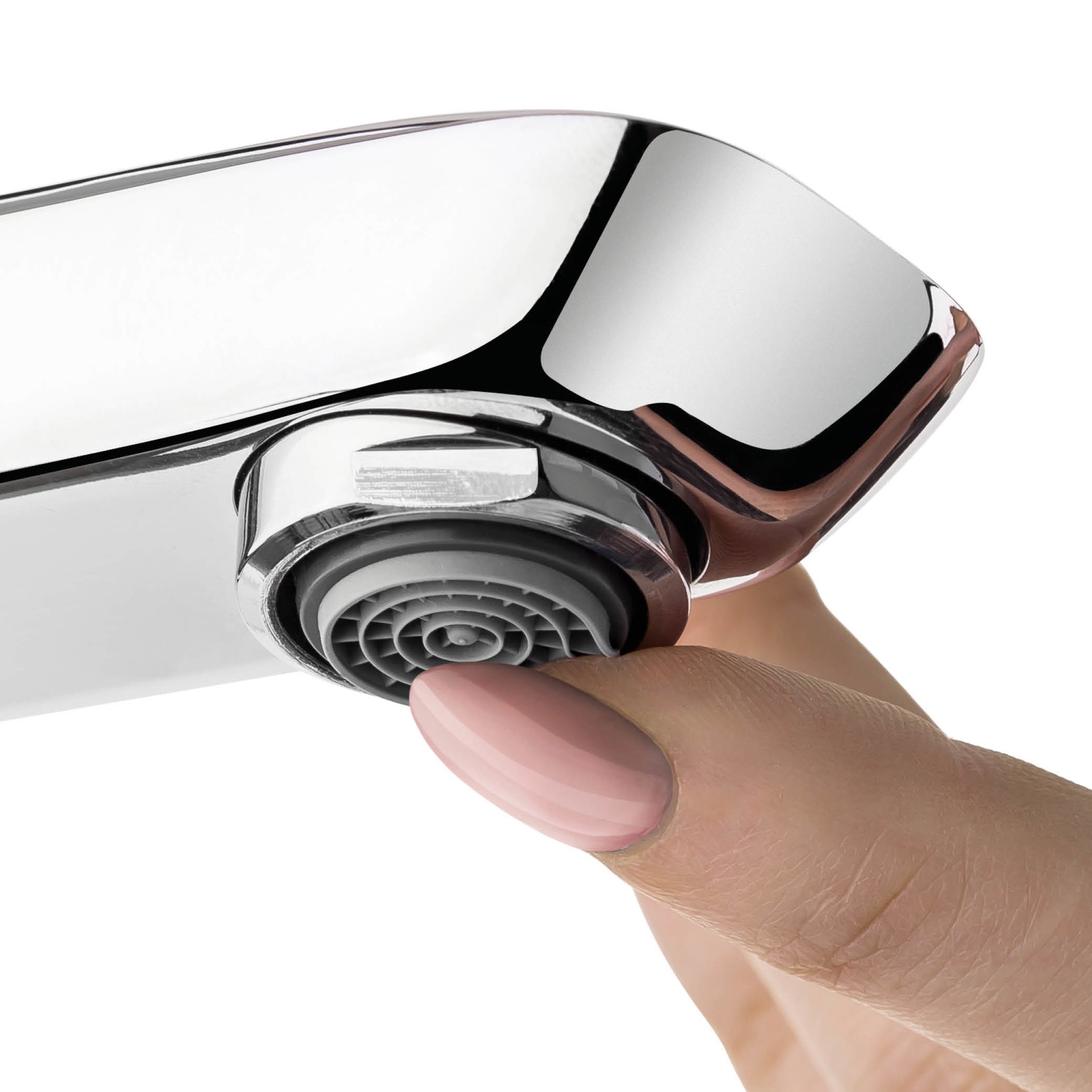 Aerator silikonowy ułatwiający usuwanie osadów wapiennych