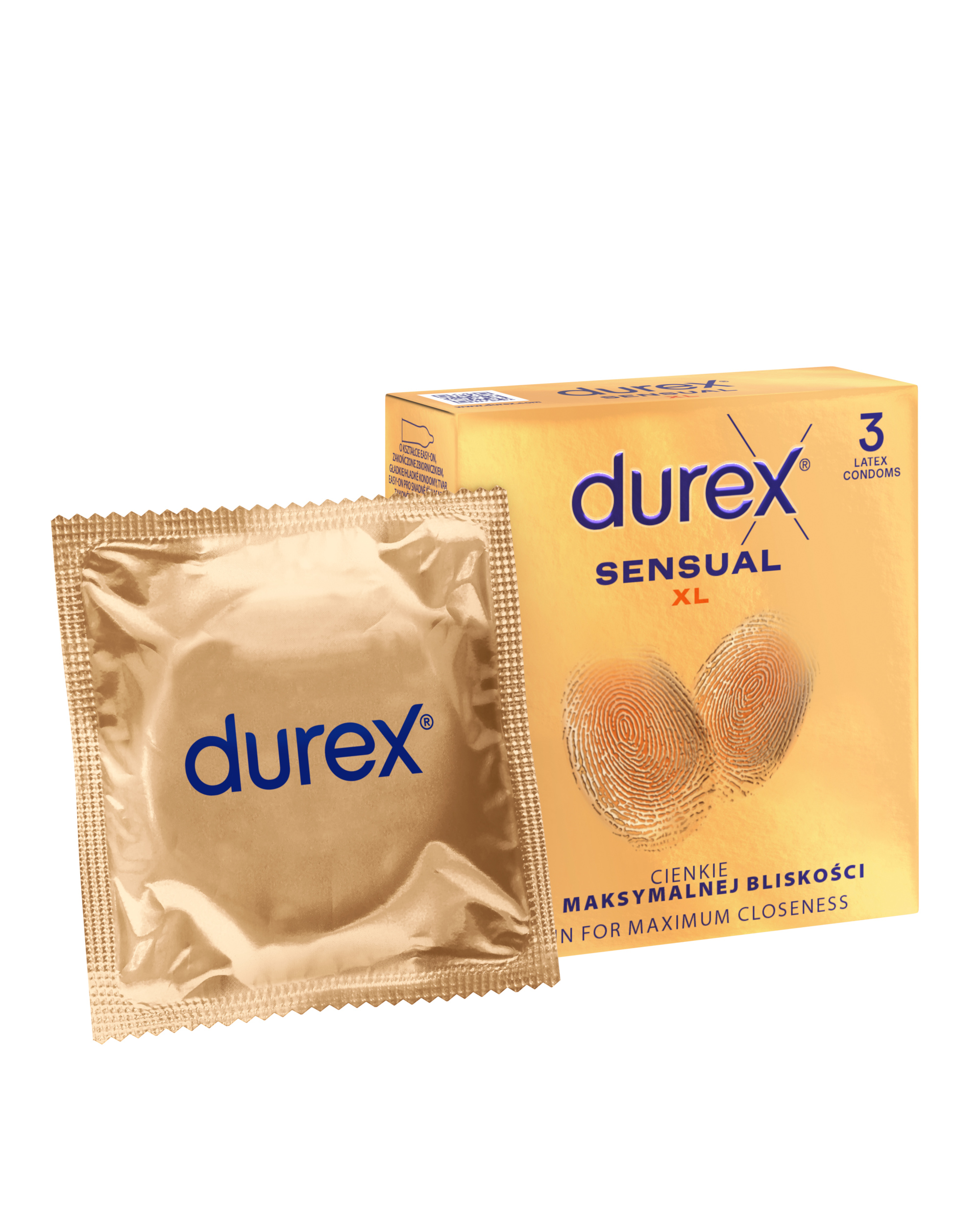Główne cechy prezerwatyw Durex Sensual XL