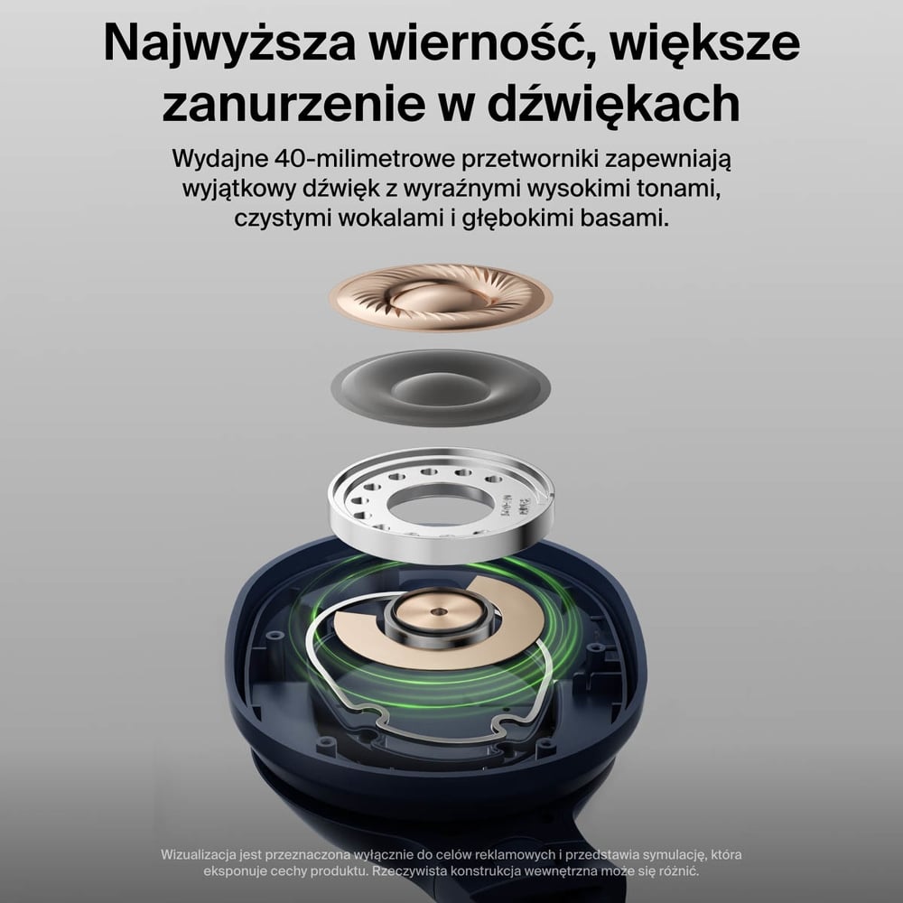 Wbudowany mikrofon z redukcją hałasu – Wyraźne rozmowy w każdych warunkach