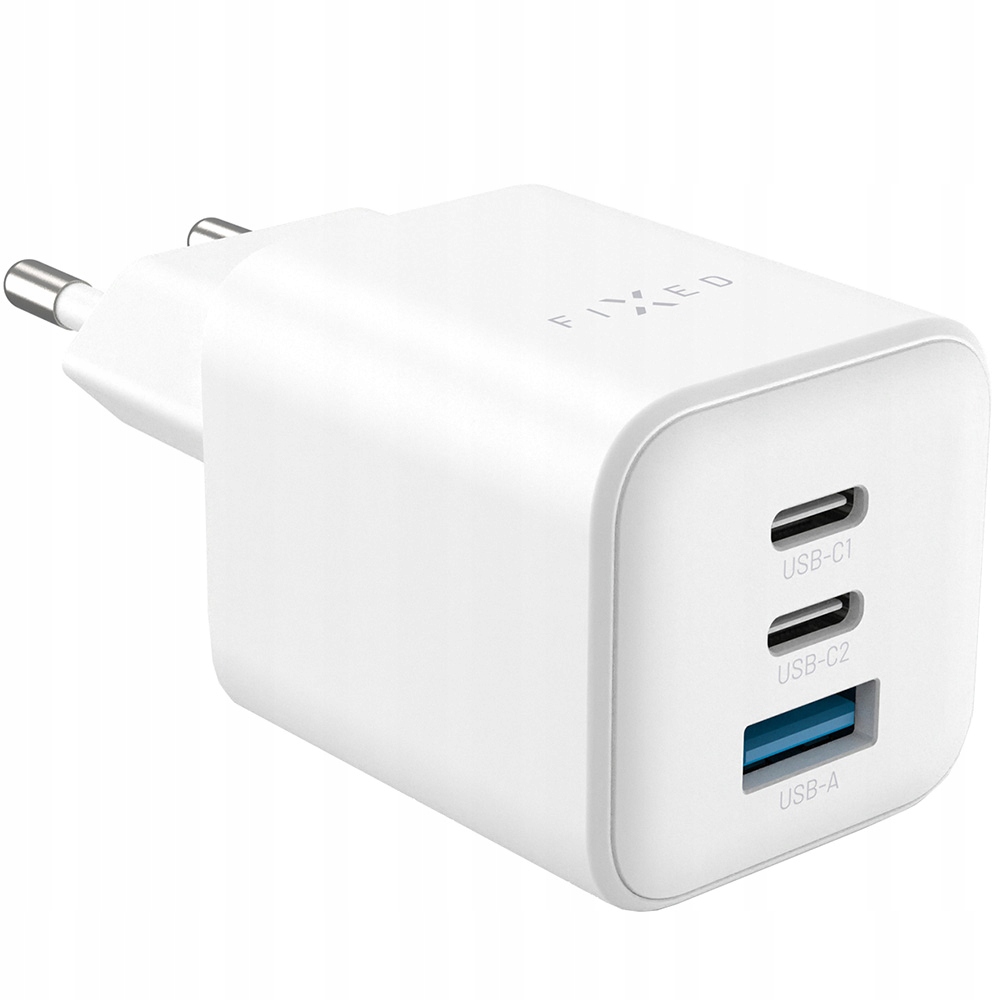 Ładowarka sieciowa GaNFIXEDMini z 2xUSB-C i wyjściem USB – Wydajne zasilanie dla Twoich urządzeń