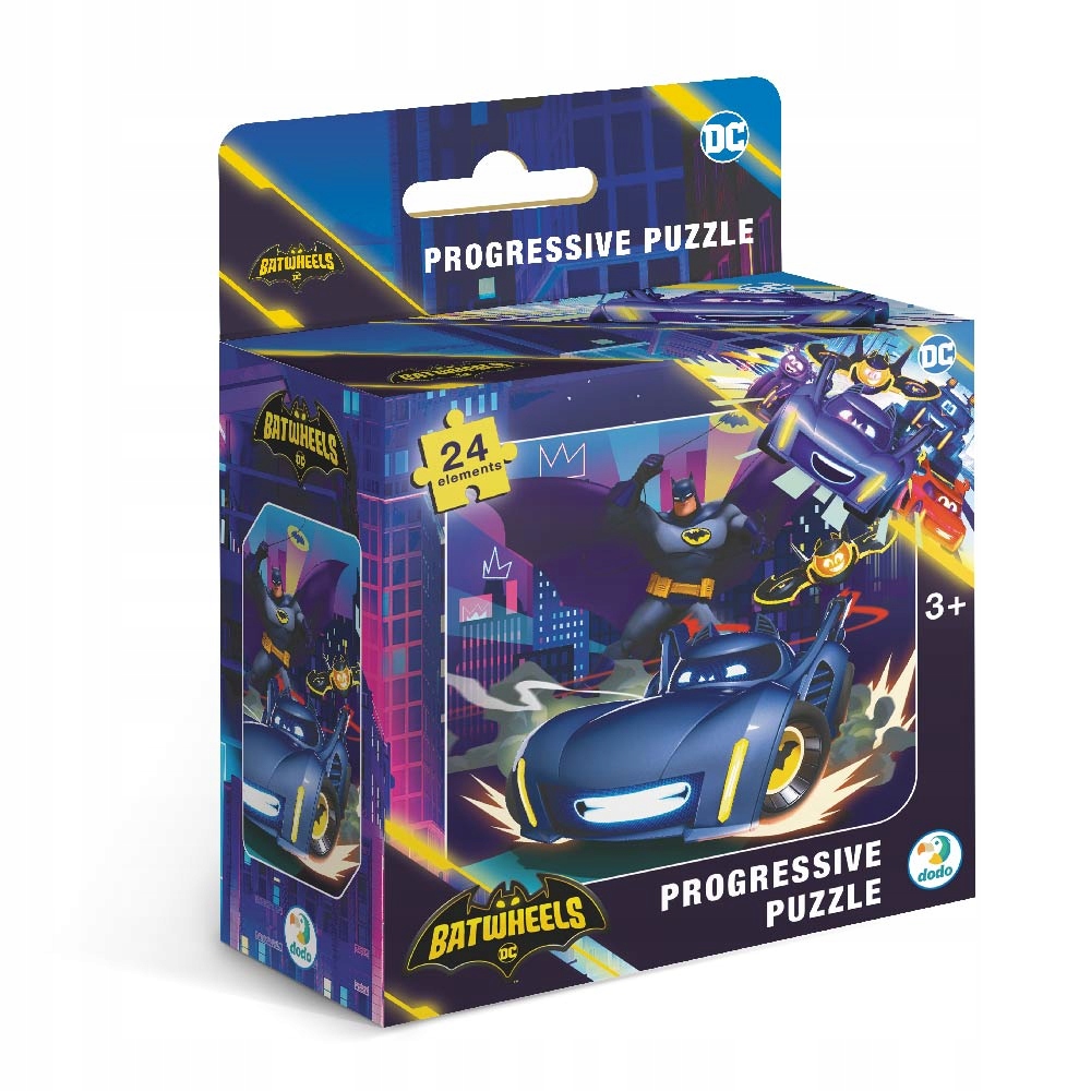 Puzzle 24 Batwheels. Batmobil Bam – Radość z układania dla najmłodszych