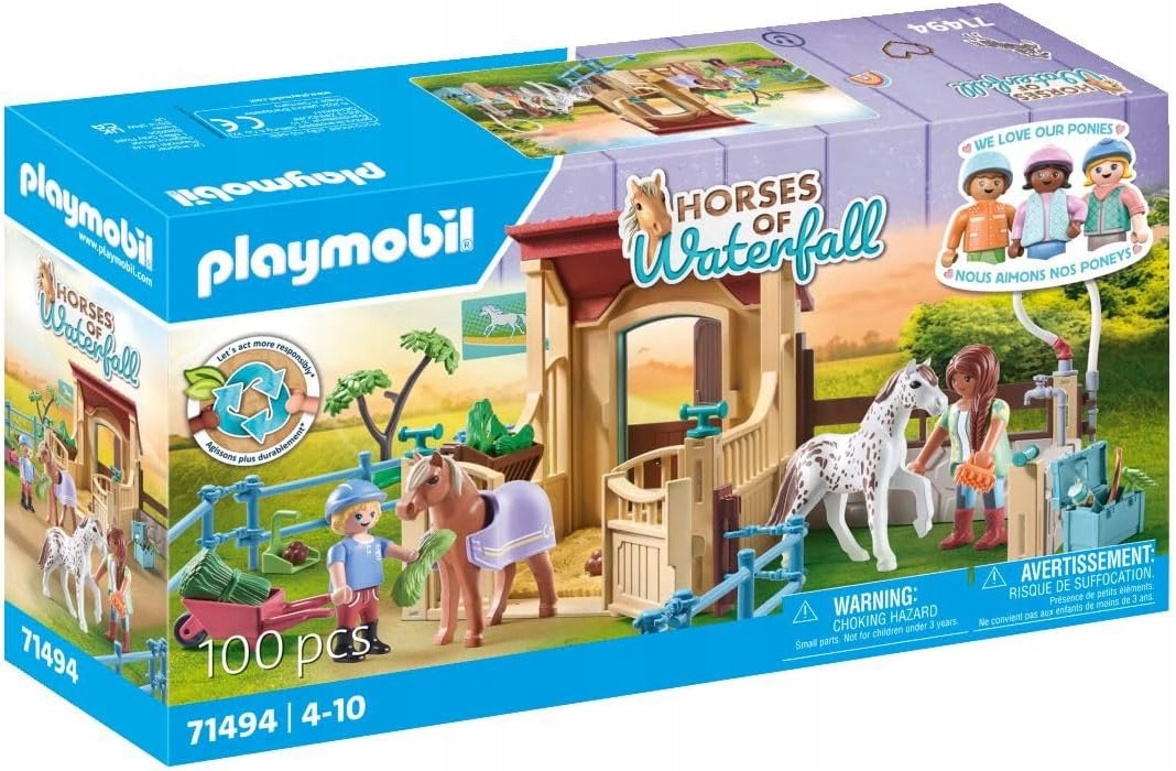 Playmobil Horses of Waterfall 71494 Stajnia – Stwórz swój własny świat kucyków