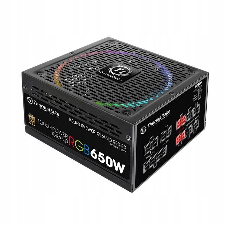 Zasilacz Thermaltake Toughpower Grand RGB 650W – Wydajność i styl w jednym