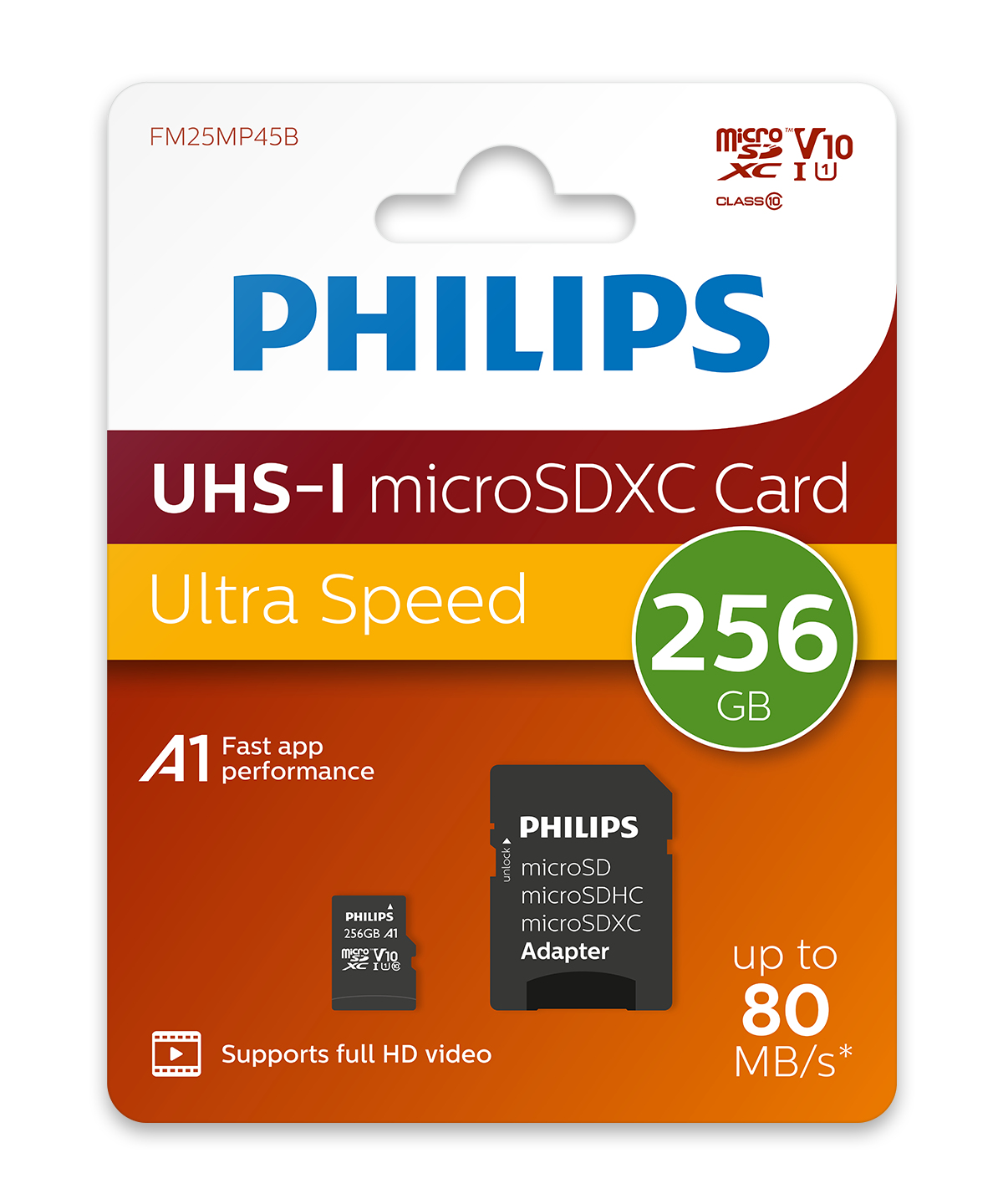 Ultra Speed MicroSDXC 256 GB Class 10 UHS-I/U1 A1 V10 – Wydajność na najwyższym poziomie