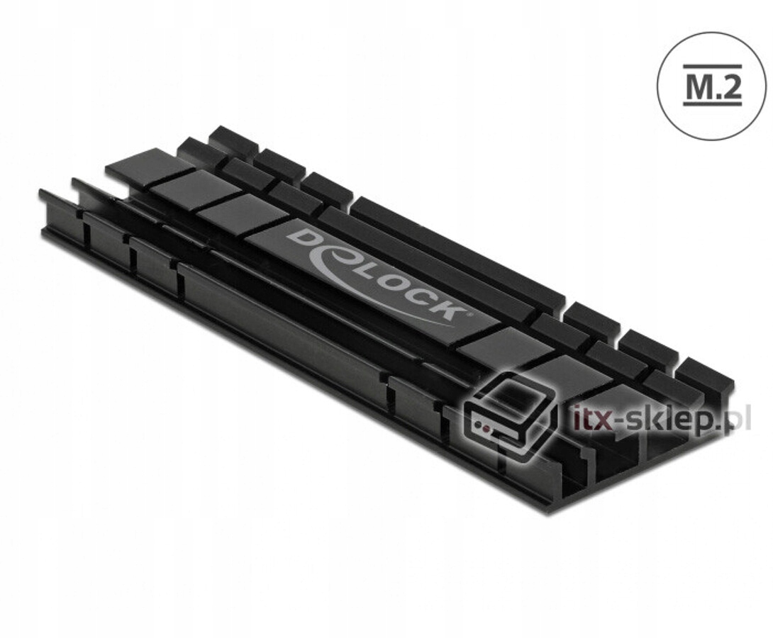 Radiator Delock DELOCK Kühlkörper flach 70mm für M.2 Modul – Efektywne odprowadzanie ciepła
