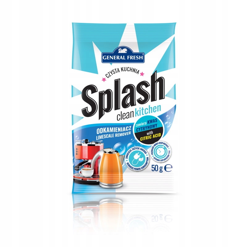 cluo Splash - Odkamieniacz do ekspresu w proszku - 50 g – Skuteczna ochrona przed kamieniem