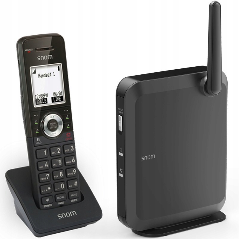 Zestaw z bazą DECT Snom M100 SC i słuchawką Snom M10 SC