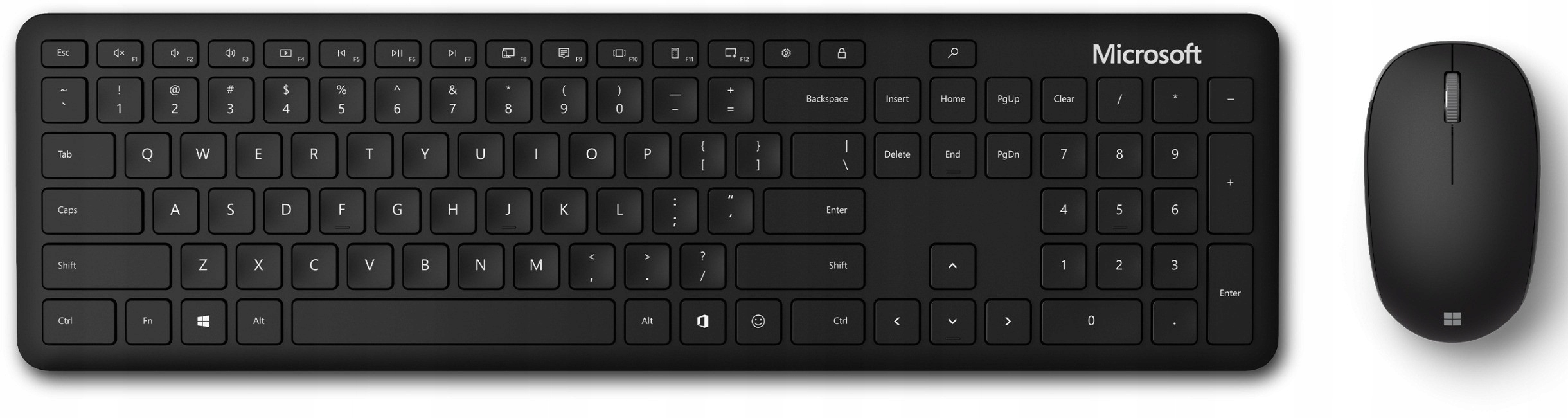 Zestaw Microsoft Klawiatura + Mysz Bluetooth Bezprzewodowy MOBLINY – Wygoda i nowoczesność w Twoim biurze