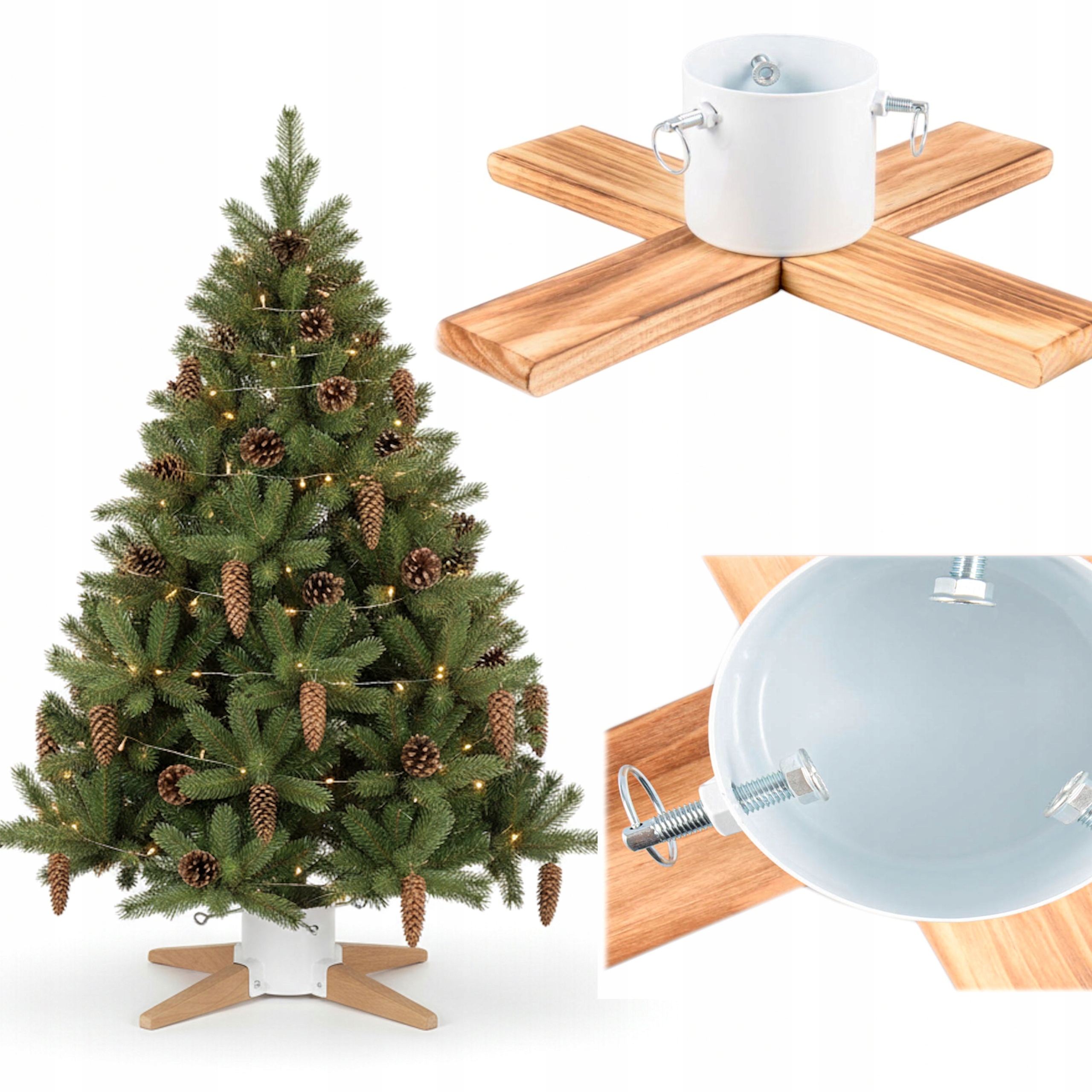 Stojak pod choinkę Coil – Elegancka podstawa dla Twojej choinki