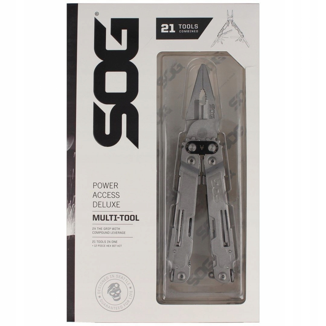 SOG MultiTool SOG PowerAccess DeLuxe Stone Wash – Wszechstronny towarzysz w każdej sytuacji