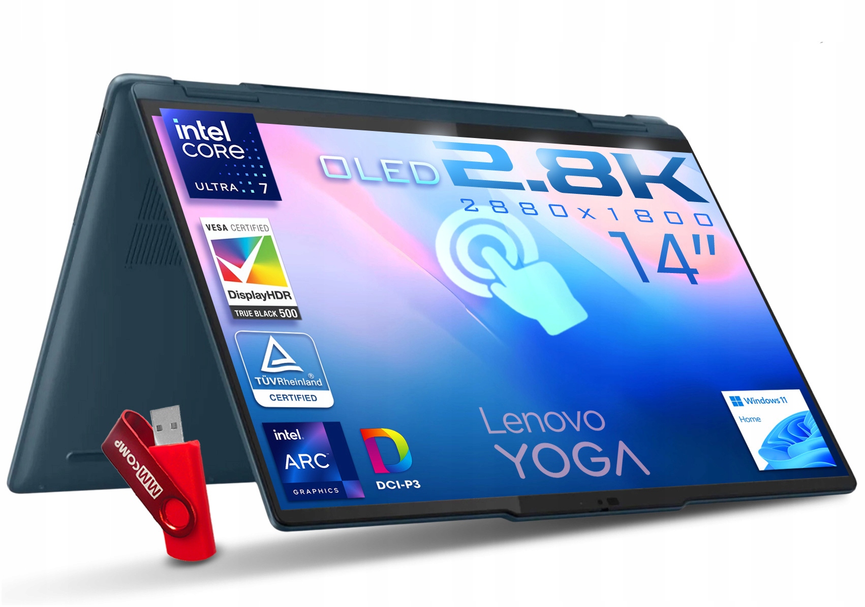 Ekran OLED WQXGA+ 2880x1800 – Wizualna perfekcja w każdym detalu