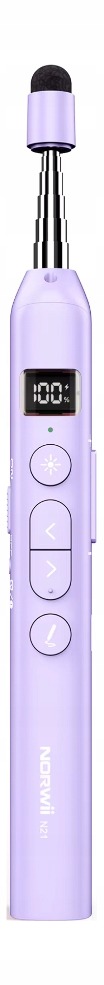 Wyświetlacz OLED – kontroluj czas i poziom naładowania