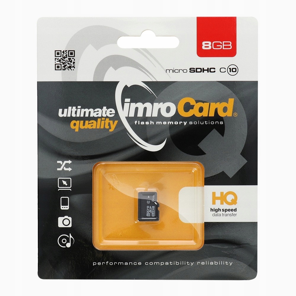 Karta Pamięci IMRO microSDHC 8 GB Class 10 – Idealne rozwiązanie dla Twojego urządzenia