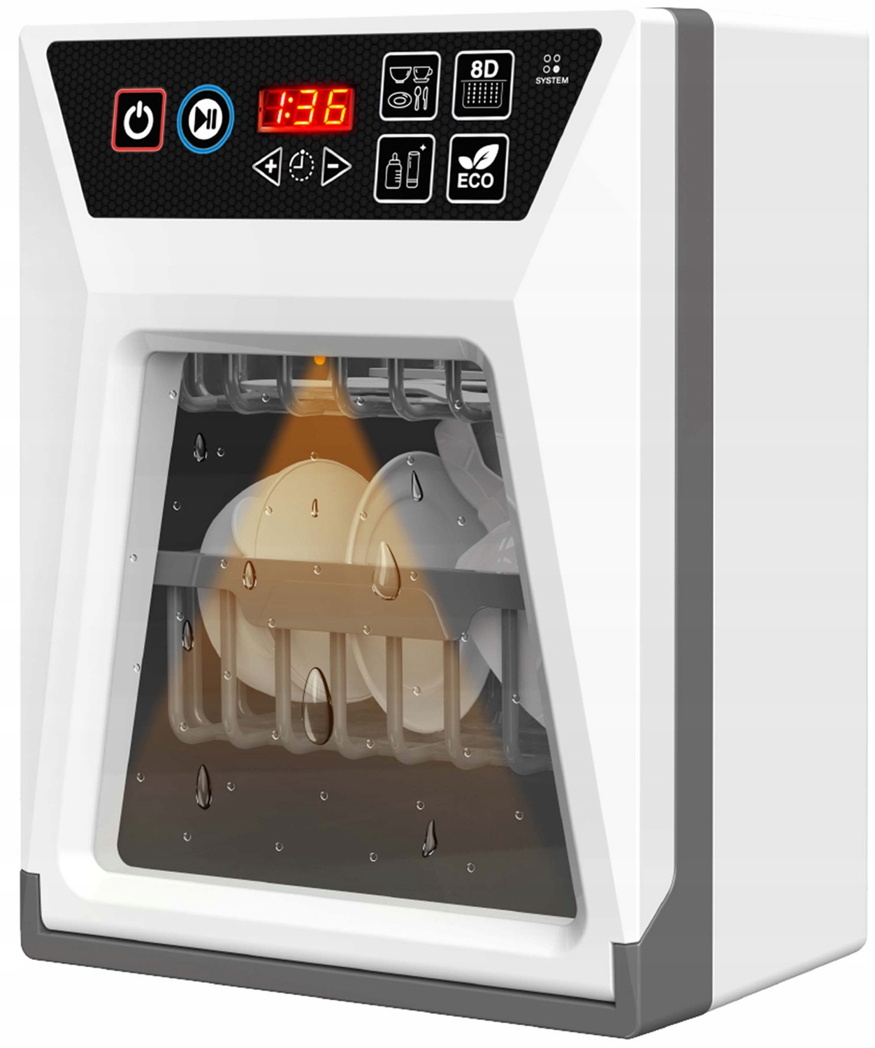 Interaktywne funkcje zmywarki – Dotykowy panel i wysuwane szuflady