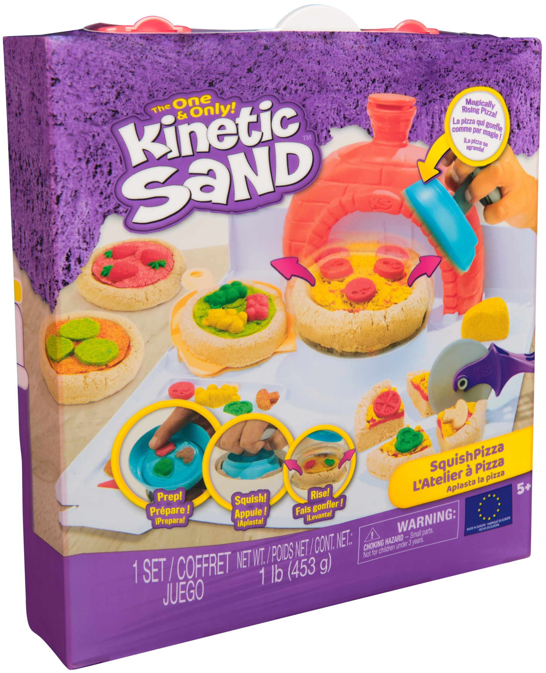 Kinetic Sand - Zestaw Pizza – Kreatywna zabawa w kucharza