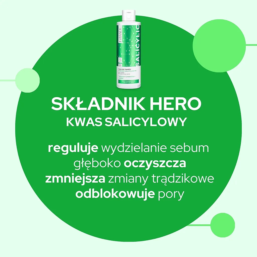 Głębokie oczyszczanie porów z 2% kwasem salicylowym