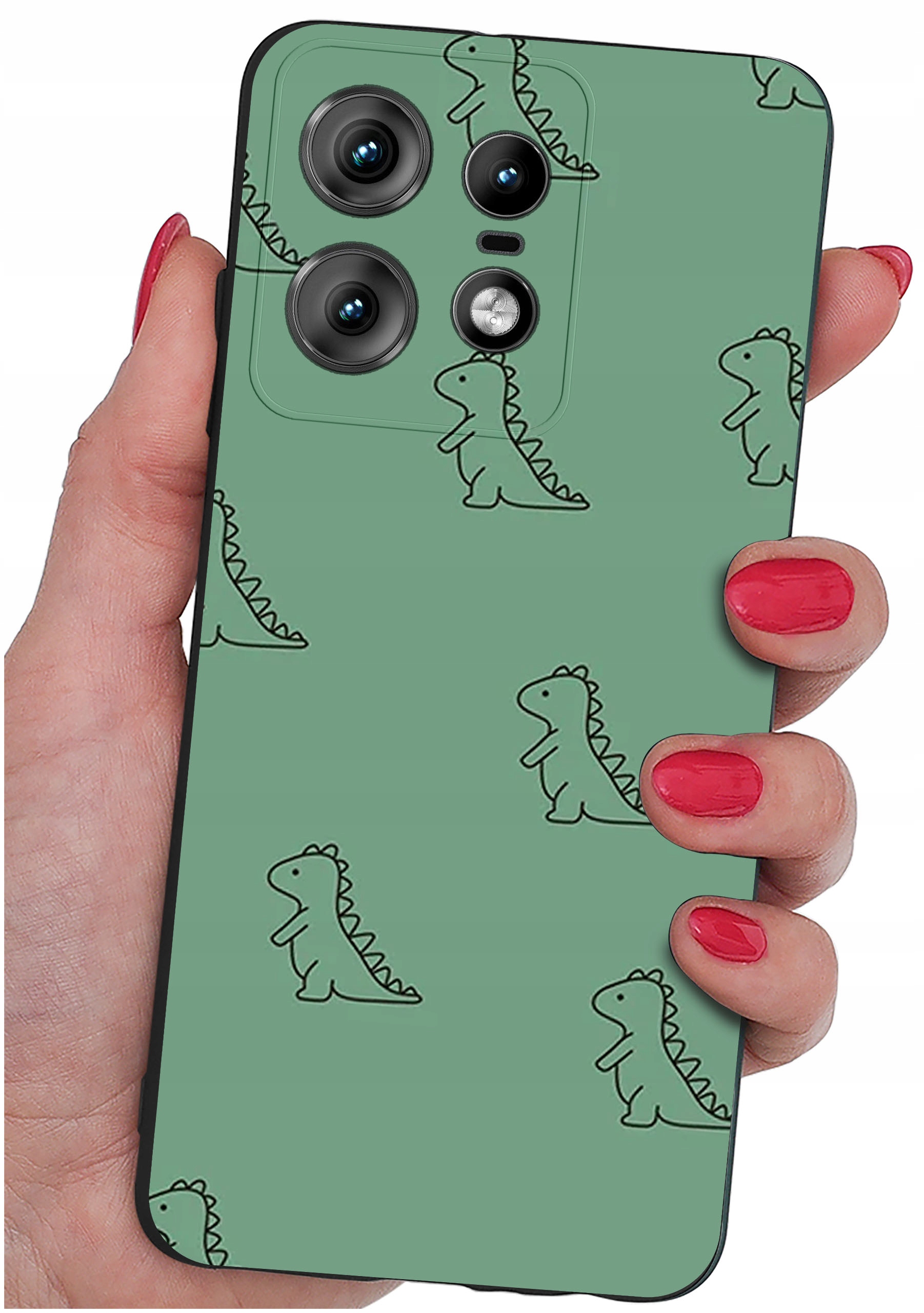 Etui do Motorola Moto EDGE 50 Pro WZORY | SILIKONOWE MATT CASE – Ochrona i styl w jednym