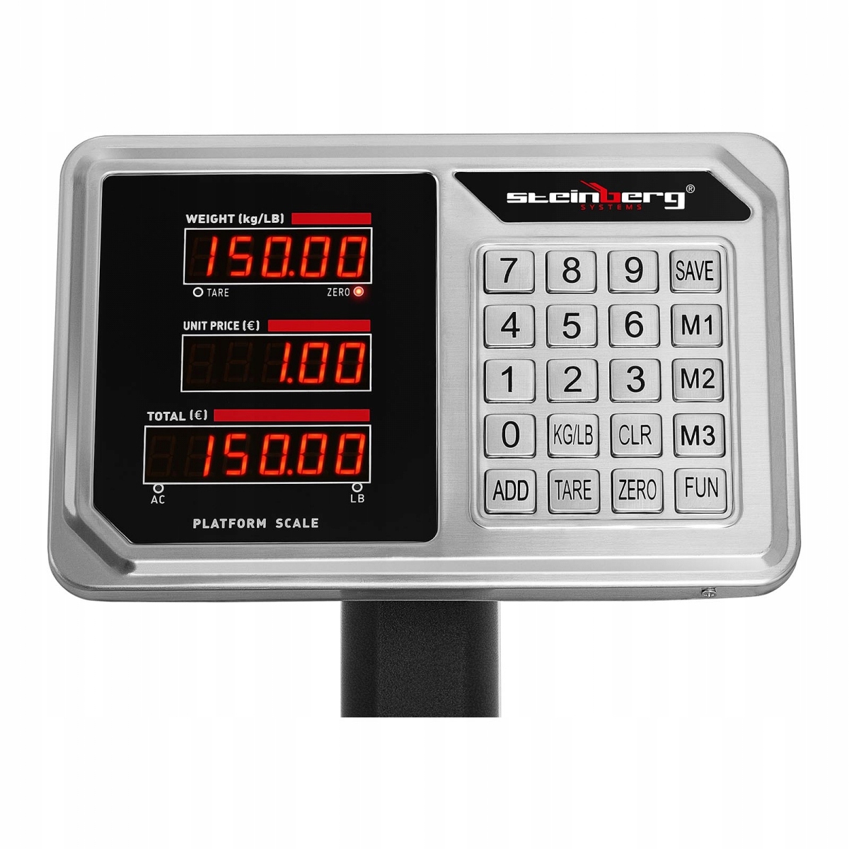 Nowoczesny wyświetlacz LED i łatwa obsługa