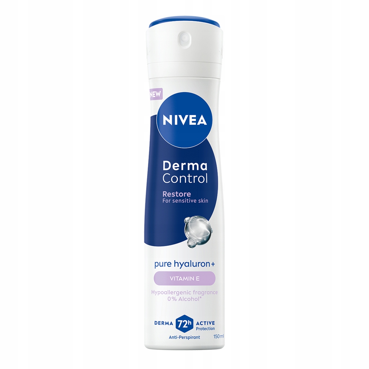 NIVEA Derma Control Restore Antyperspirant Spray 150 ml – Skuteczna ochrona dla wrażliwej skóry