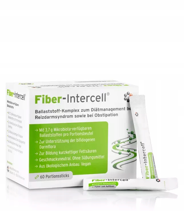 INTERCELL PHARMA Fiber-Intercell – Prebiotyczny błonnik pokarmowy dla zdrowia jelit
