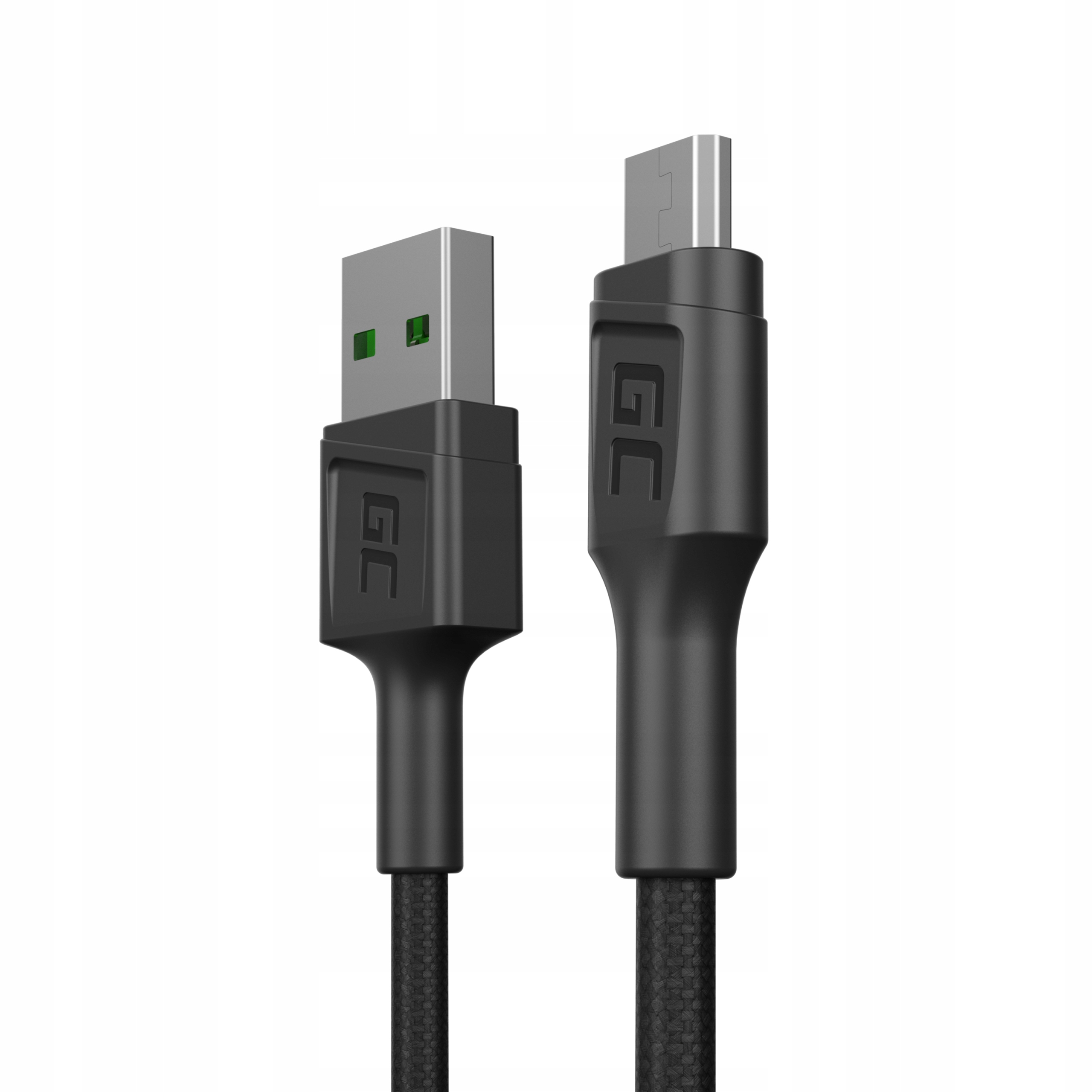 Kabel Green Cell GC PowerStream USB-A - Micro USB 0.3 m – Szybkie ładowanie i niezrównana wytrzymałość