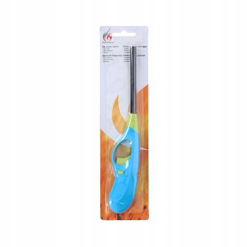 Gazowa Wygodna Długa Zapalniczka 26,6 cm (Niebieski) – Idealna do Świec i Grilla