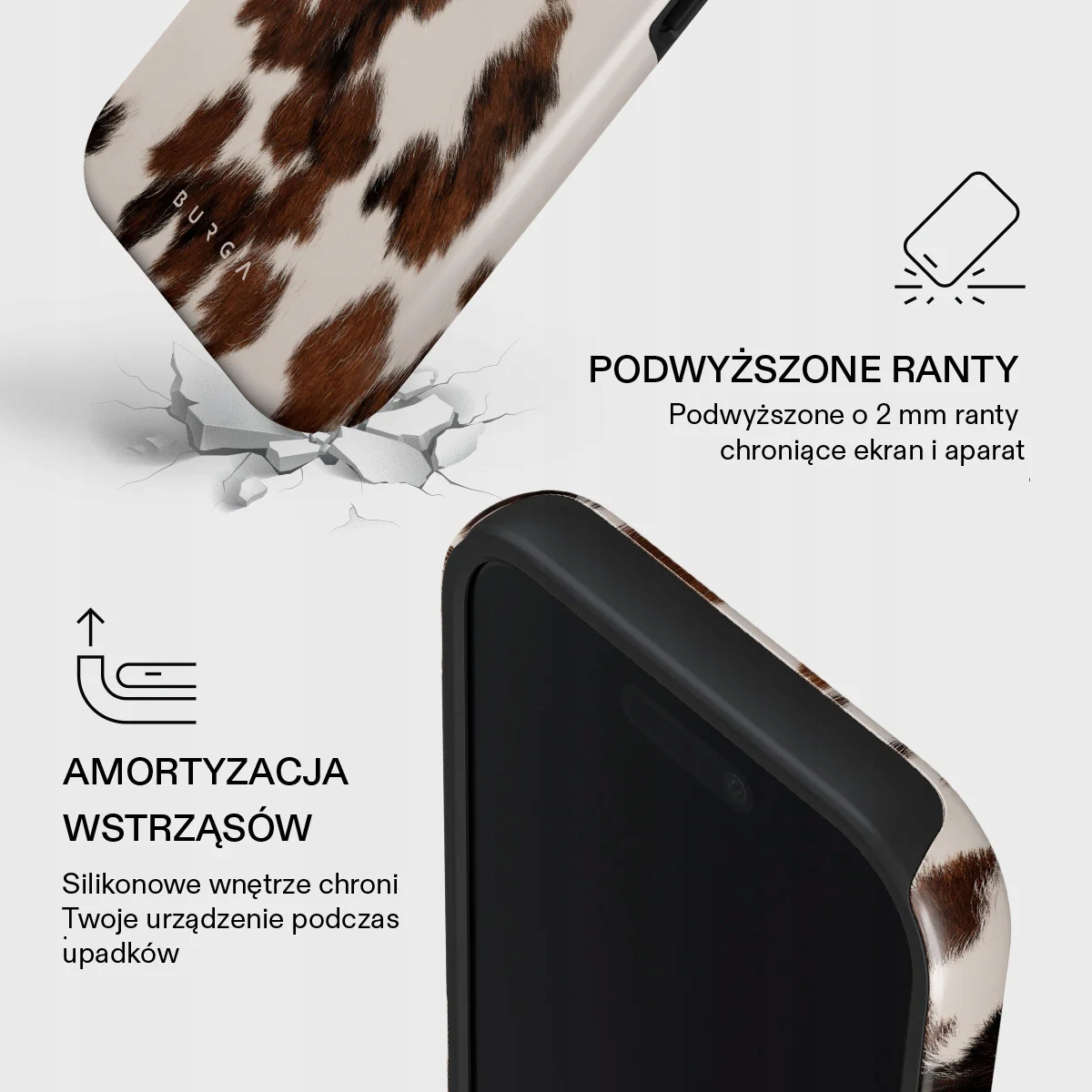 Wysoka odporność na wstrząsy i upadki