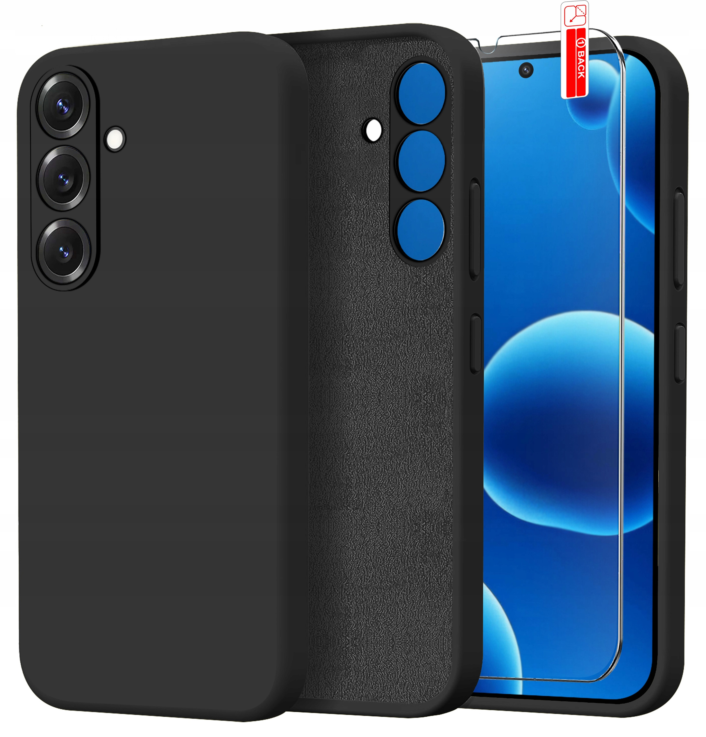 Etui do Samsung S25 CASE Silicone ELASTYCZNE + Szkło OCHRONNE 9H – Idealna ochrona dla Twojego smartfona