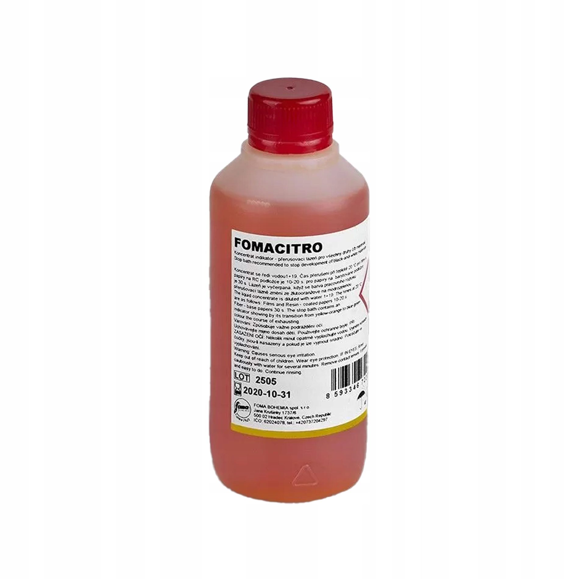 Foma stop bath Fomacitro 250ml – Bezzapachowa kąpiel przerywająca dla fotografów