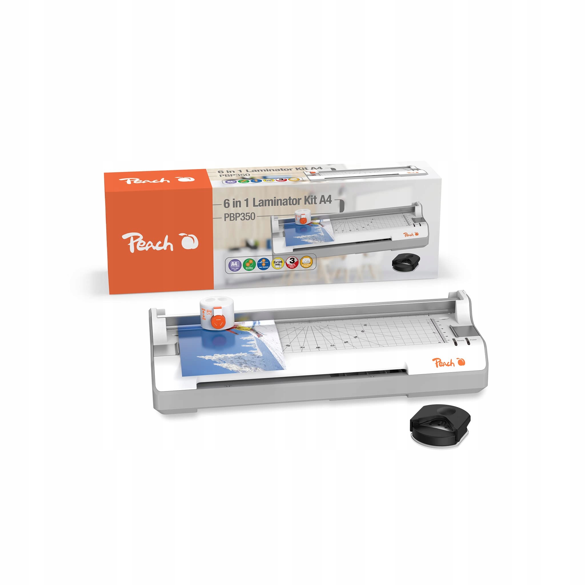 W zestawie: zaokrąglacz narożników i obcinacz