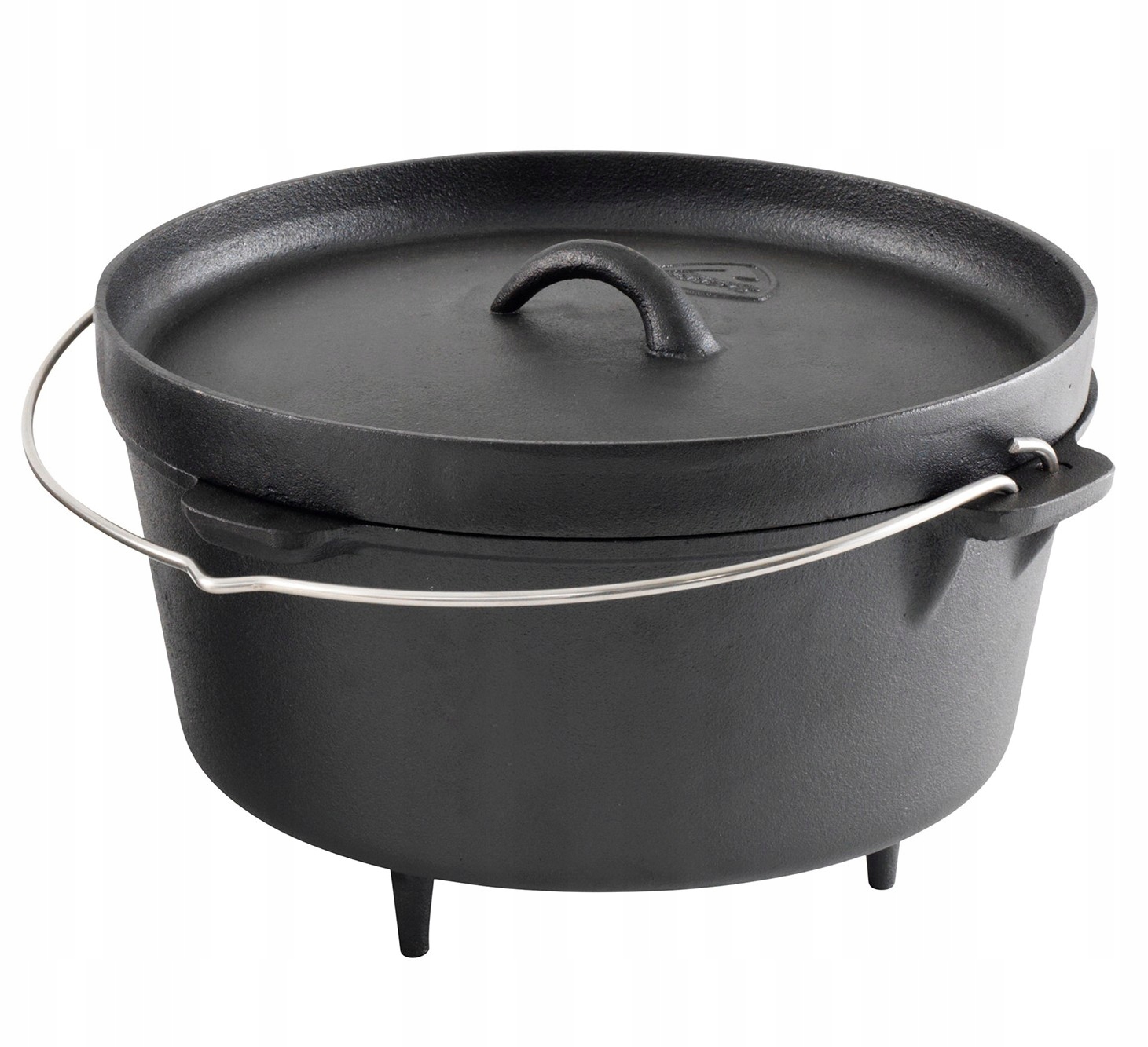 Kociołek Robens Carson Dutch Oven 8,2 L - czarny, idealny na biwak