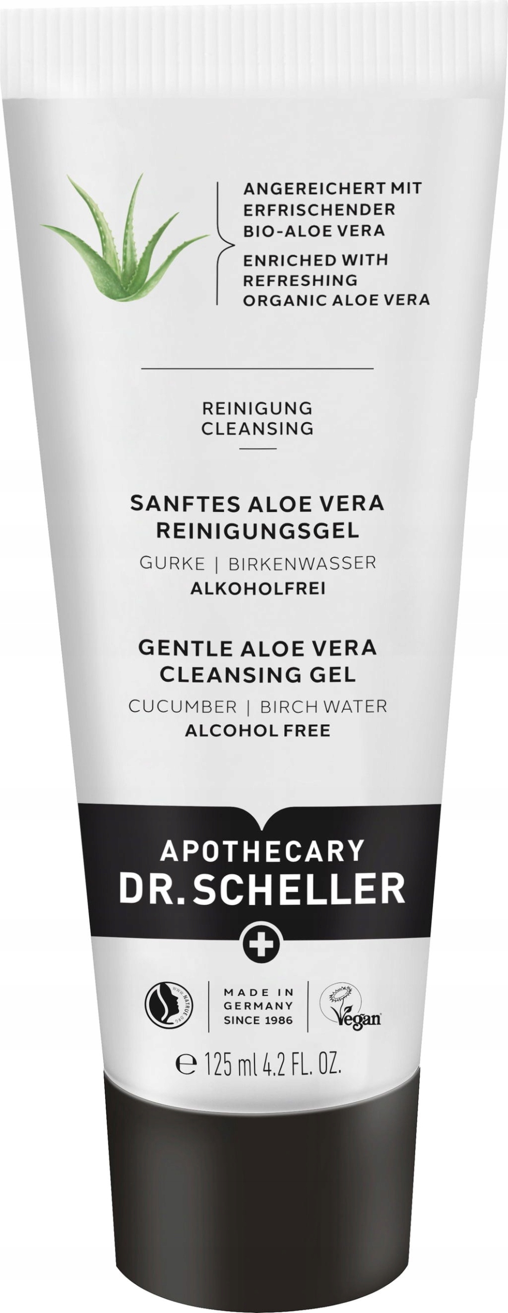 Dr. Scheller Żel Oczyszczający Aloe Vera – Delikatna pielęgnacja dla Twojej skóry