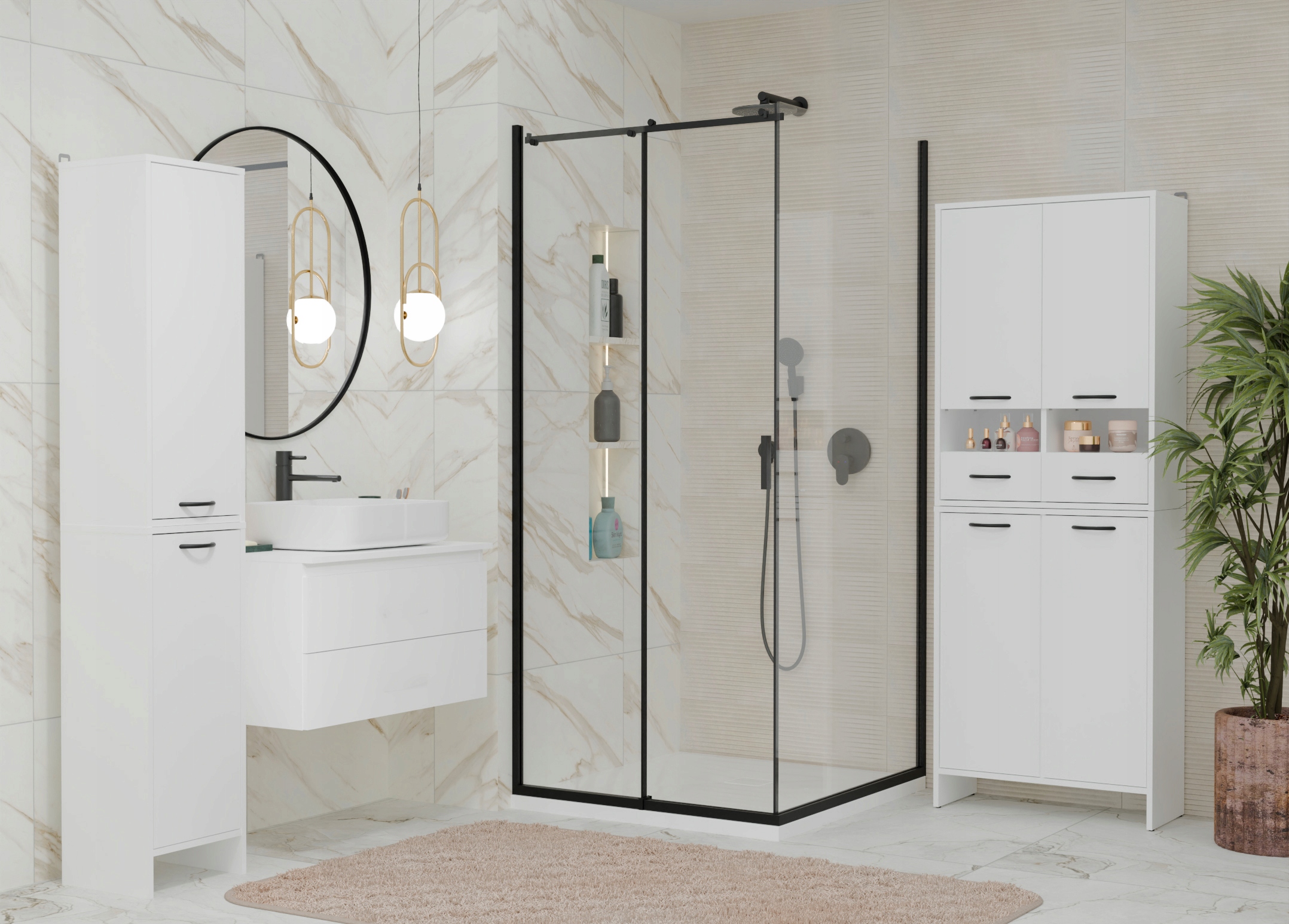 Elegancki design – Biała, matowa powierzchnia