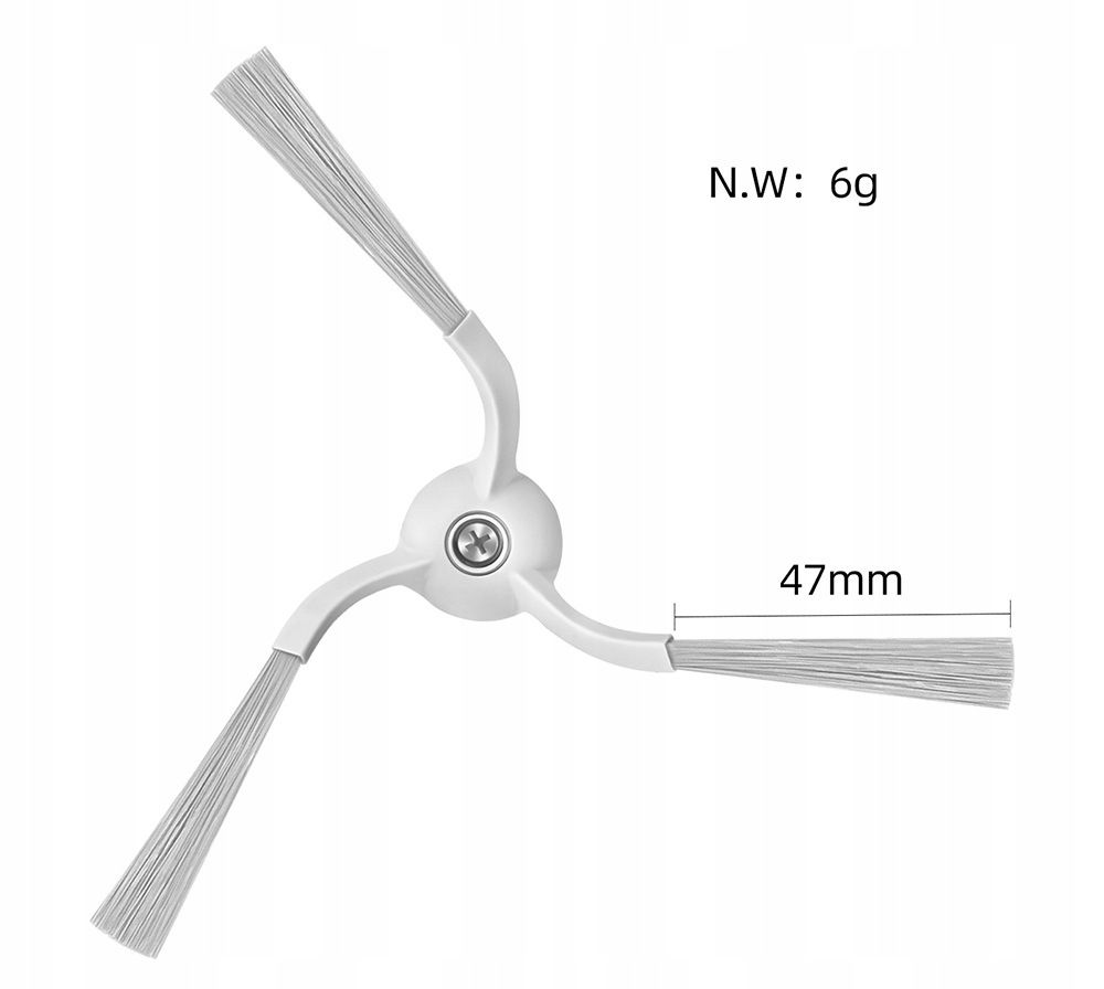 Długie włosie 47 mm – Idealne do sprzątania przy krawędziach