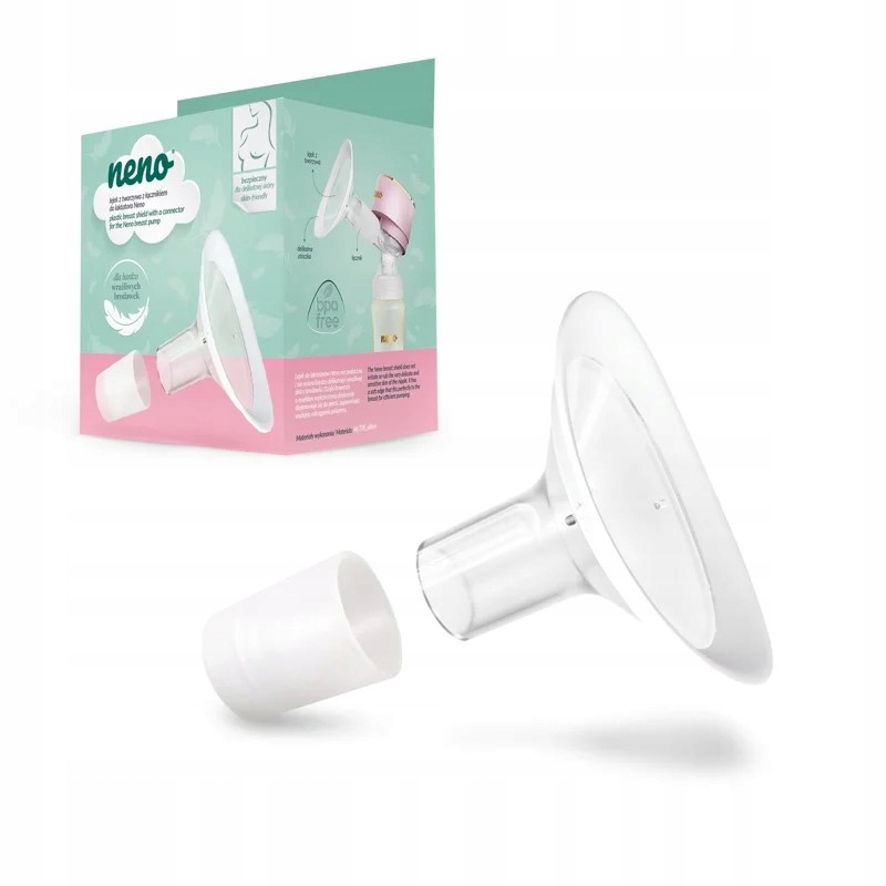 Neno Lejek 24mm z tworzywa z łącznikiem do laktatora NENO – Komfort i bezpieczeństwo dla mam