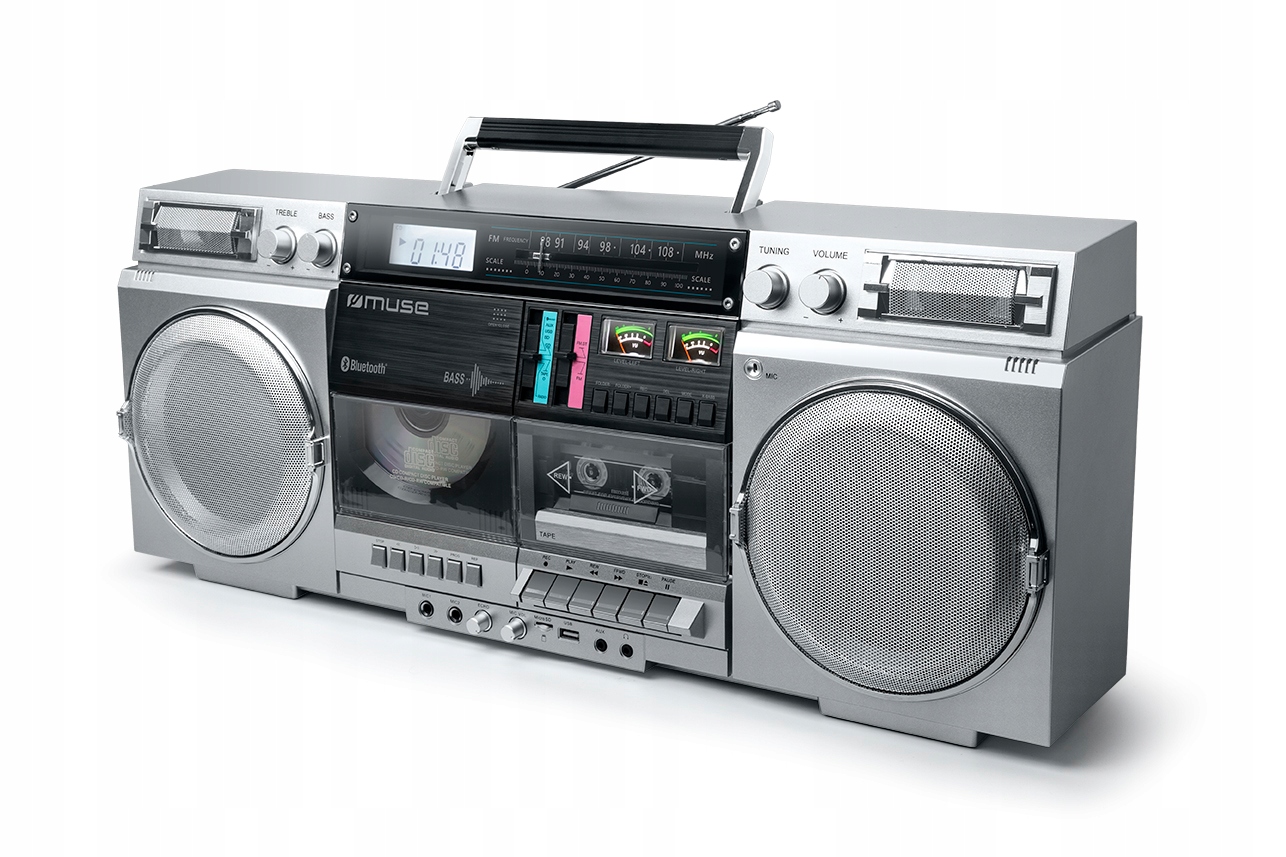 Radioodtwarzacz Muse BOOMBOX M-380 GBS GHETTO – Muzyka w Twoim stylu