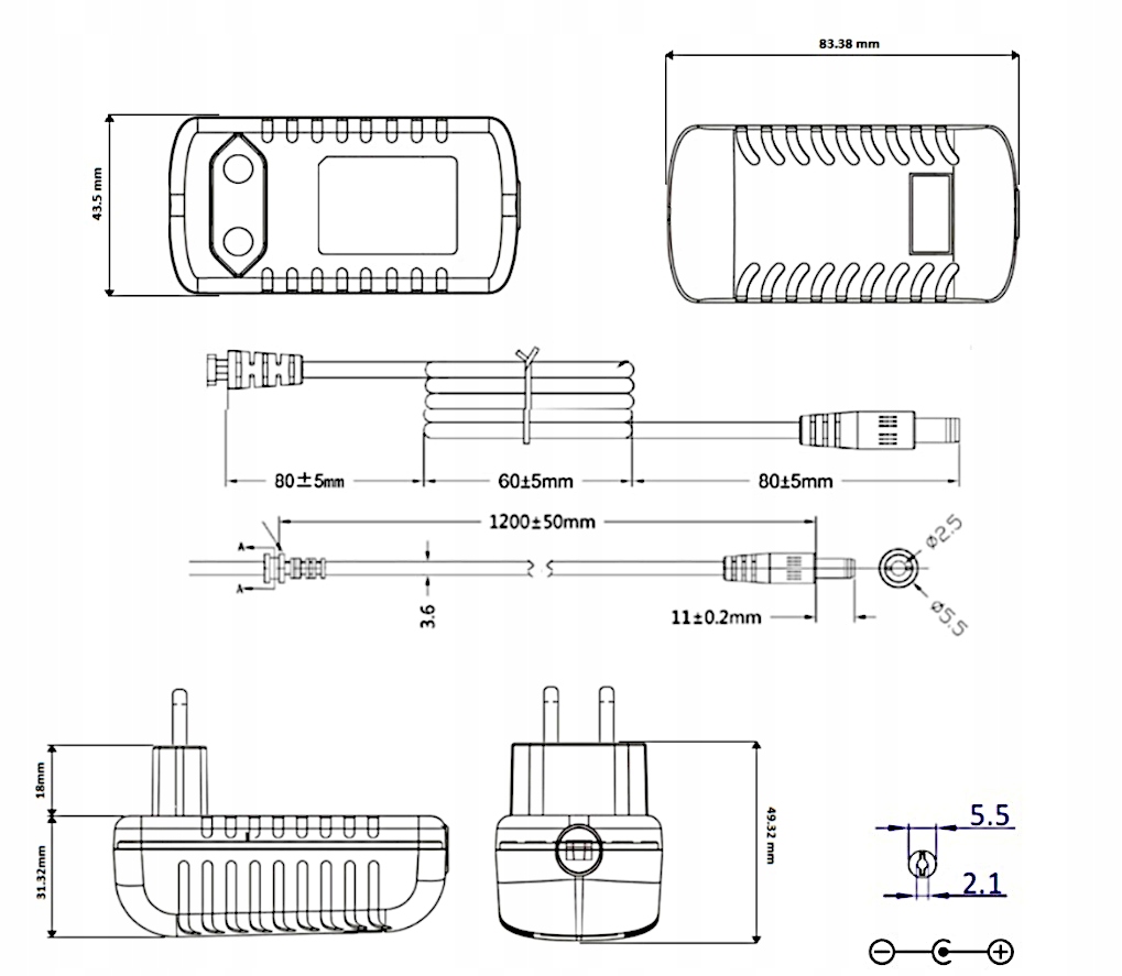 Kompaktowy i lekki design – Idealny do instalacji i przenoszenia
