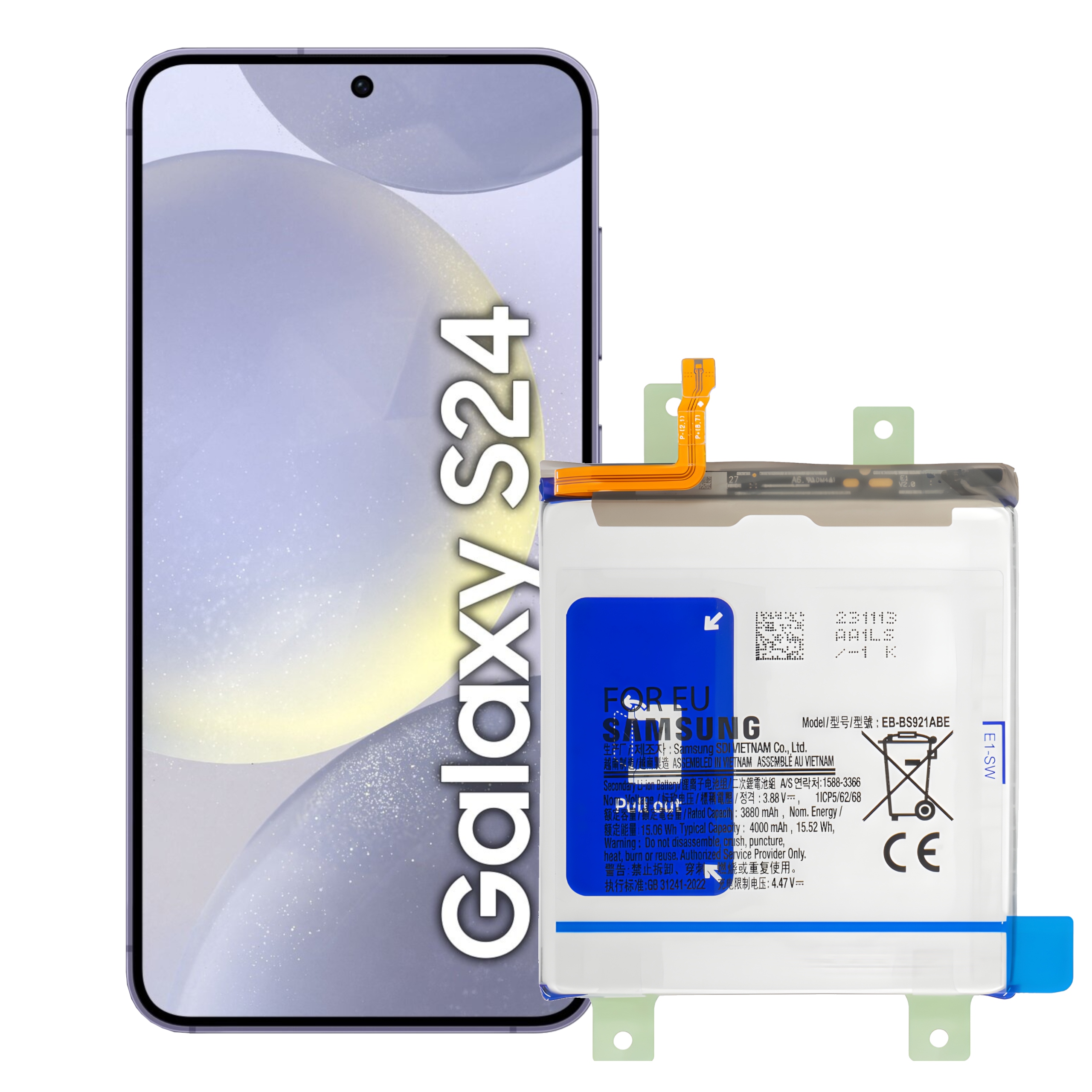 Bateria EB-BS921ABE do Samsung Galaxy S24 SM-S921B – Oryginał Service Pack