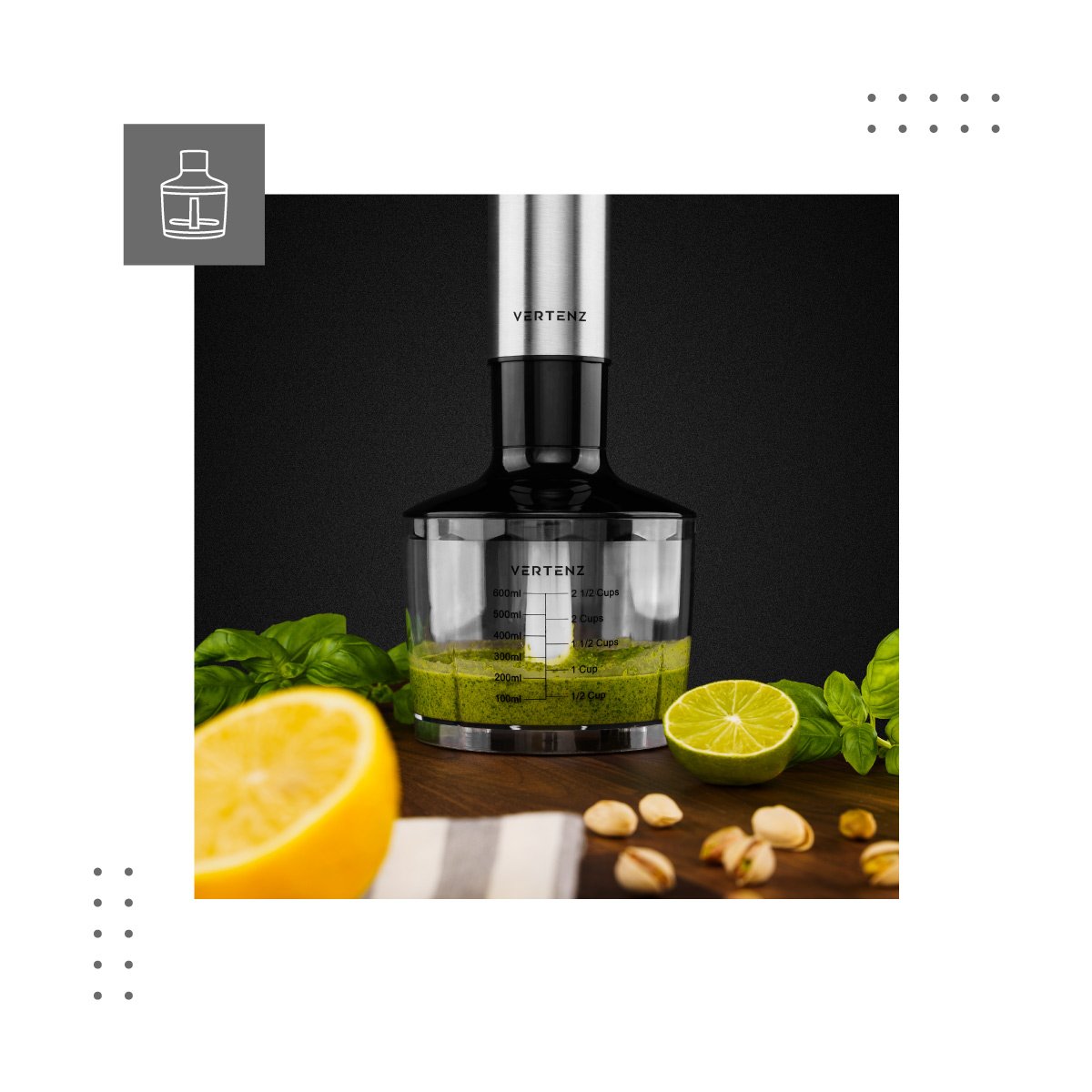 Vertenz Titan 50 minimalakser i pesto