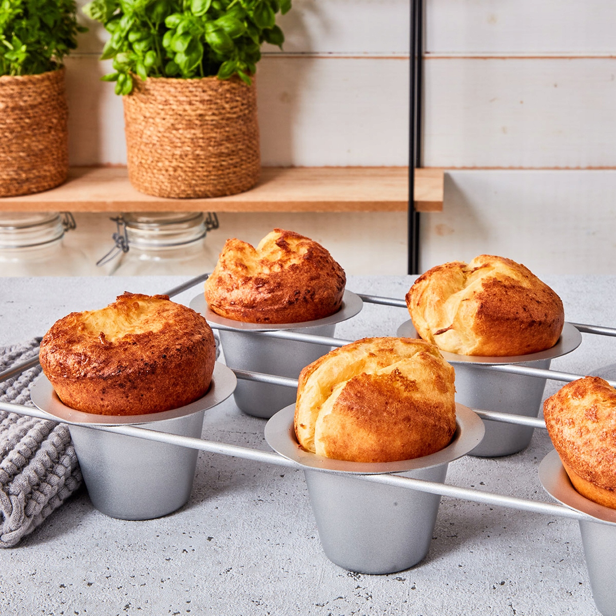 Forma do pieczenia Pop-over Baker's Best – Idealna do amerykańskich babeczek