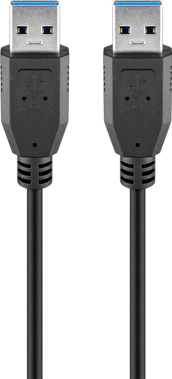 Wtyki USB (typ A) z obu stron – uniwersalne zastosowanie