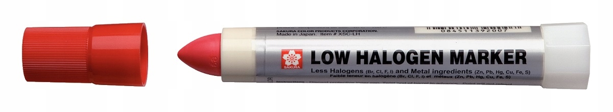 Marker Solid Low Halogen czerwony – Innowacyjny wybór do znakowania