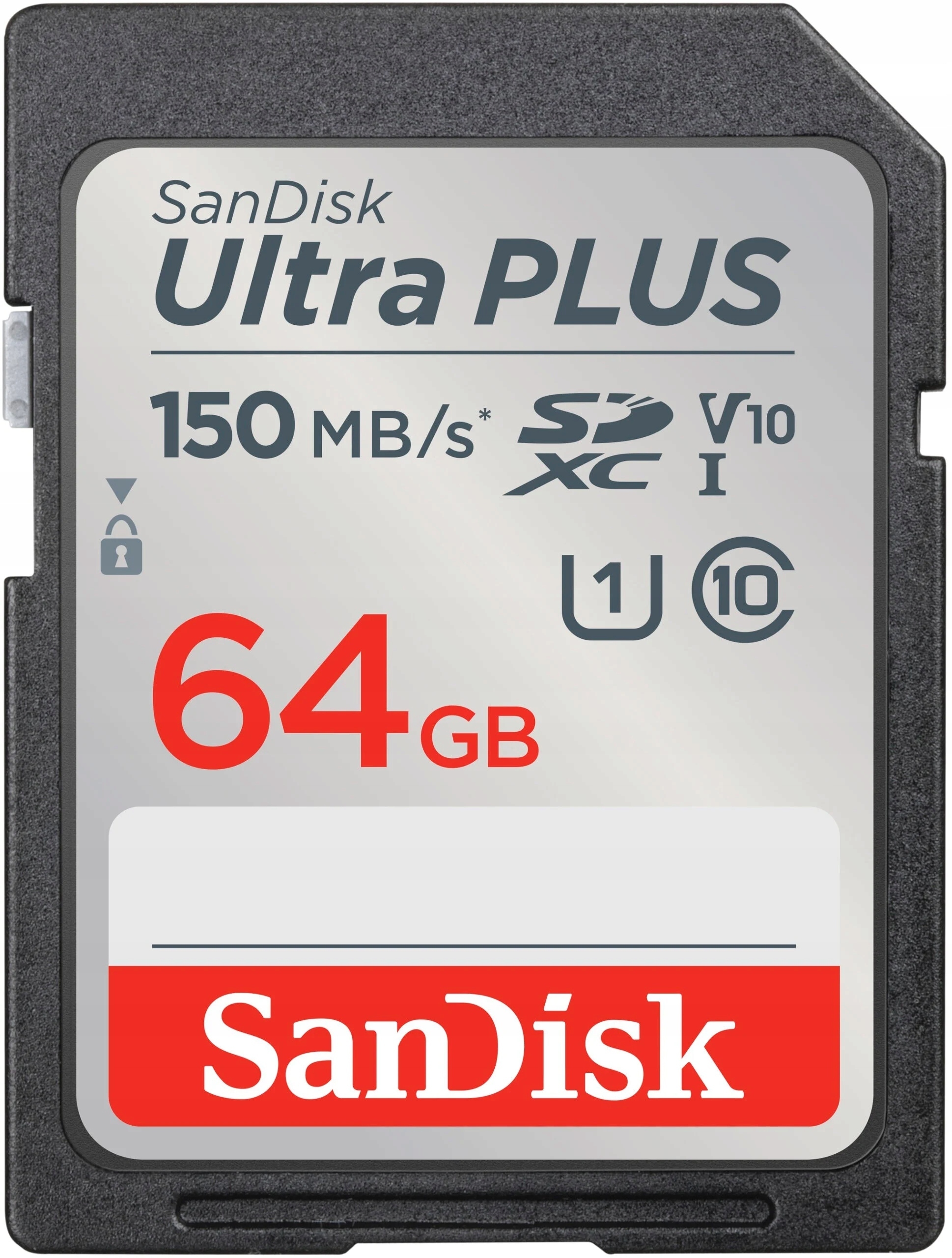 Karta pamięci SanDisk SDXC Ultra PLUS 64GB – Wydajność i niezawodność
