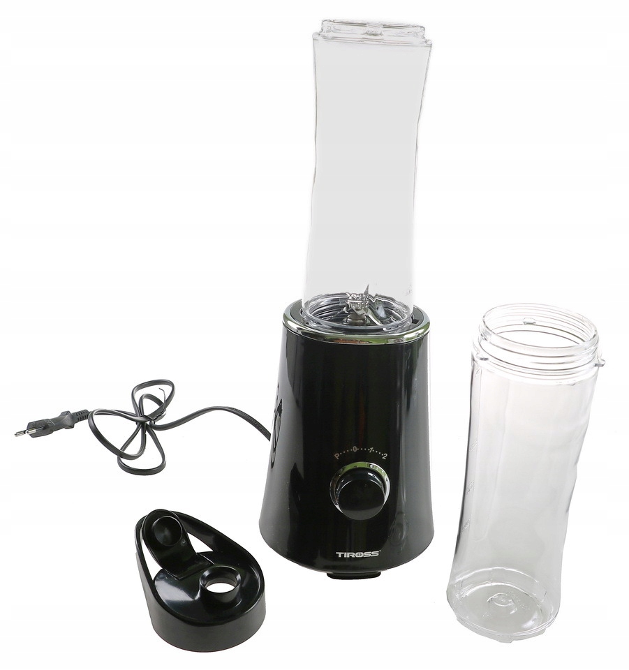 Blender rozdrabniacz osobisty 300W 600 ml z 2 butelkami podróżnymi TIROSS TS-1379 – Twój niezawodny pomocnik w kuchni