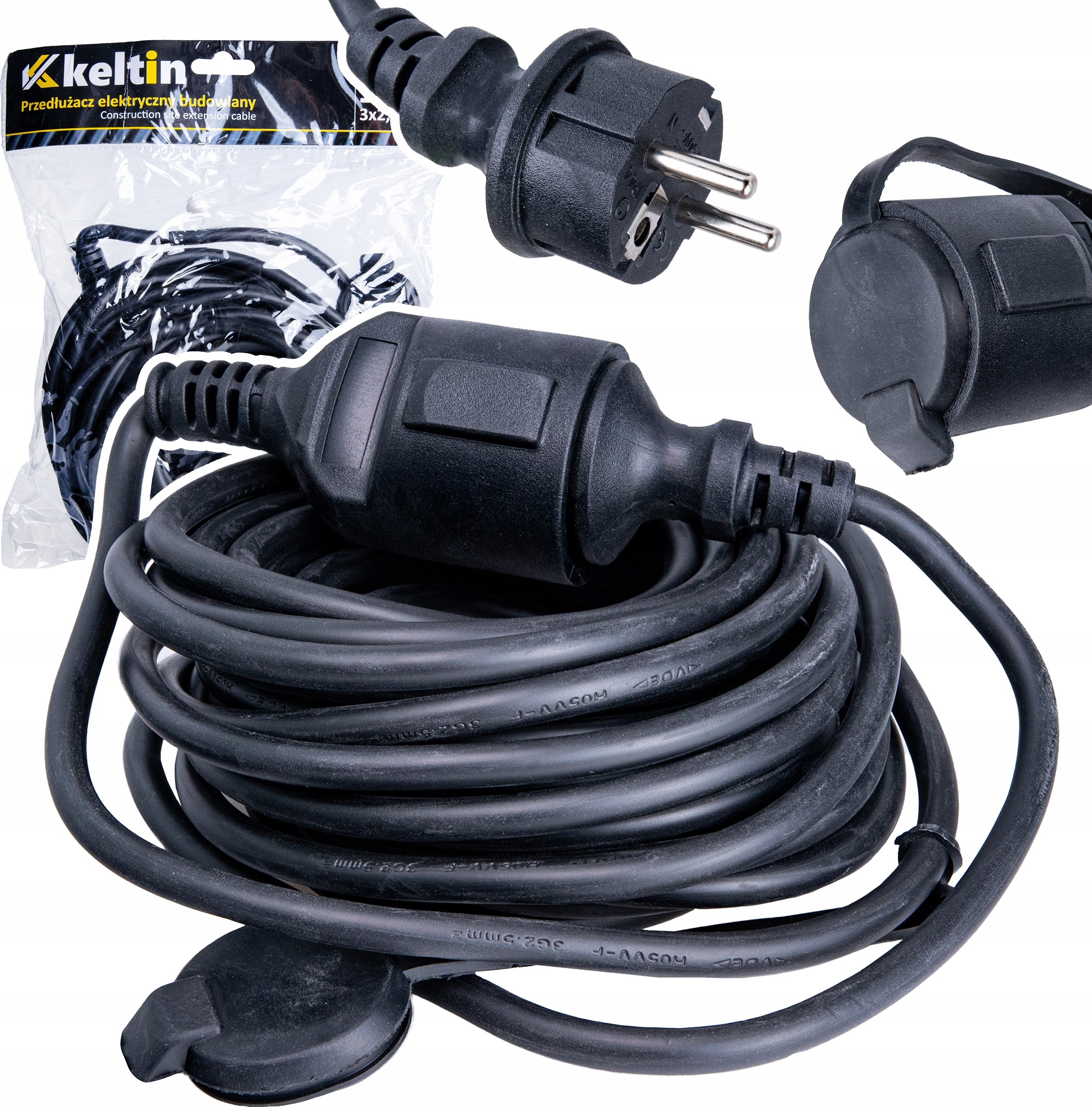 Przedłużacz elektryczny budowlany 10m IP44 – Idealne rozwiązanie dla Twojego zasilania