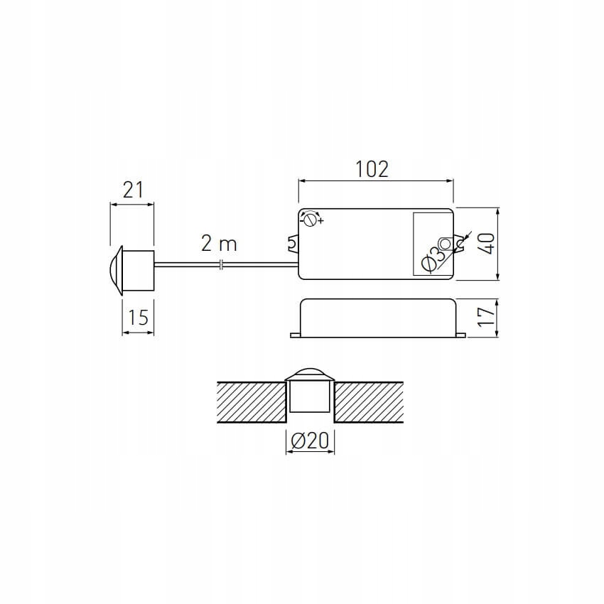 Długość przewodu z sensorem – Elastyczność w instalacji